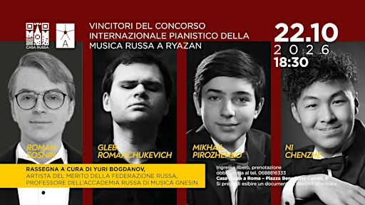 Giovani talenti del pianismo russo nella capitale italiana