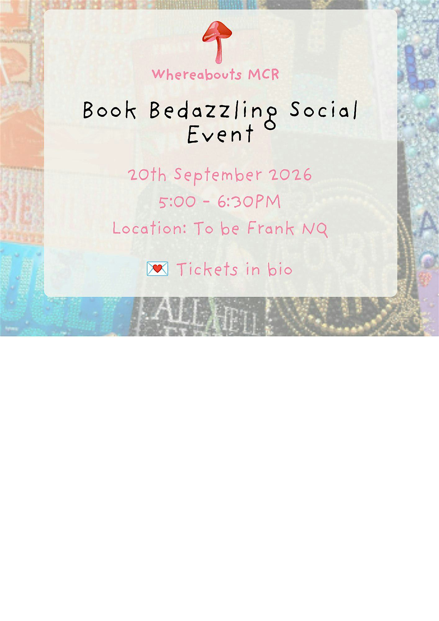 Book Bedazzling Girls-Only Social
