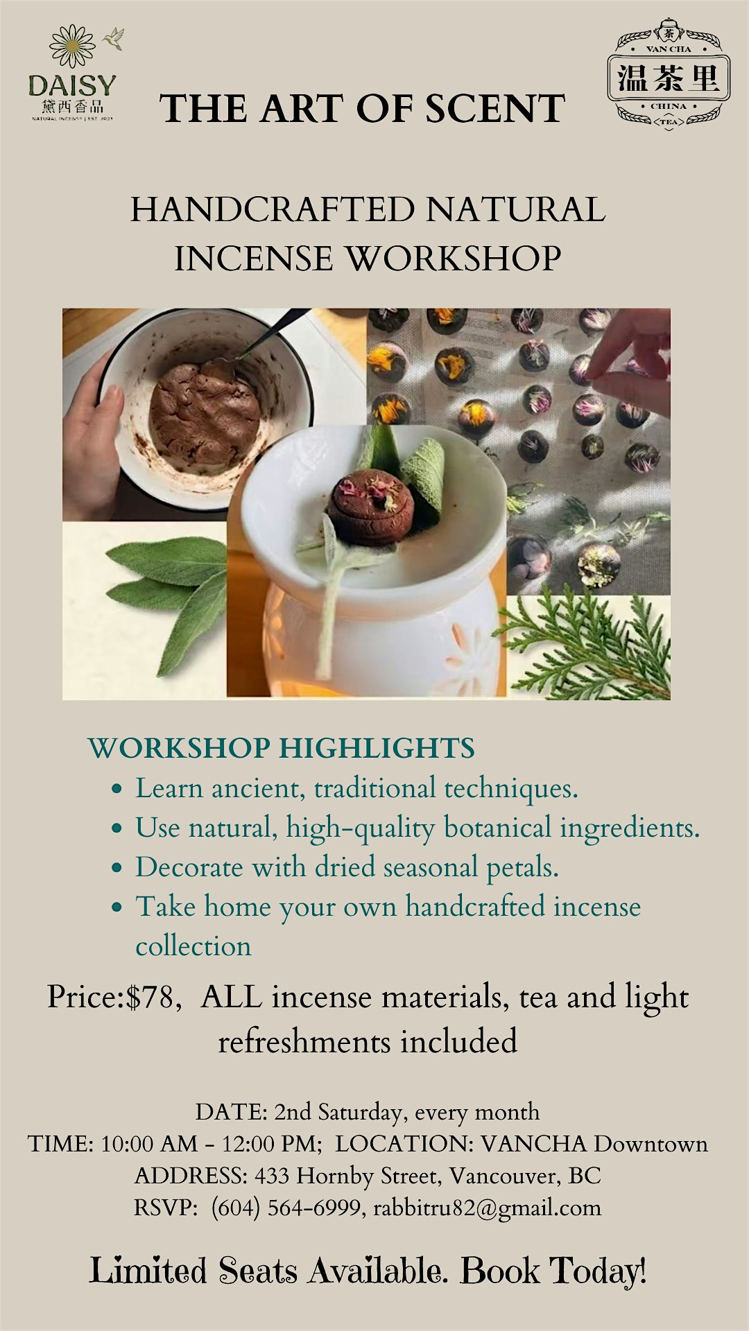 Art of Scent-Incence Tablet Handcrafting