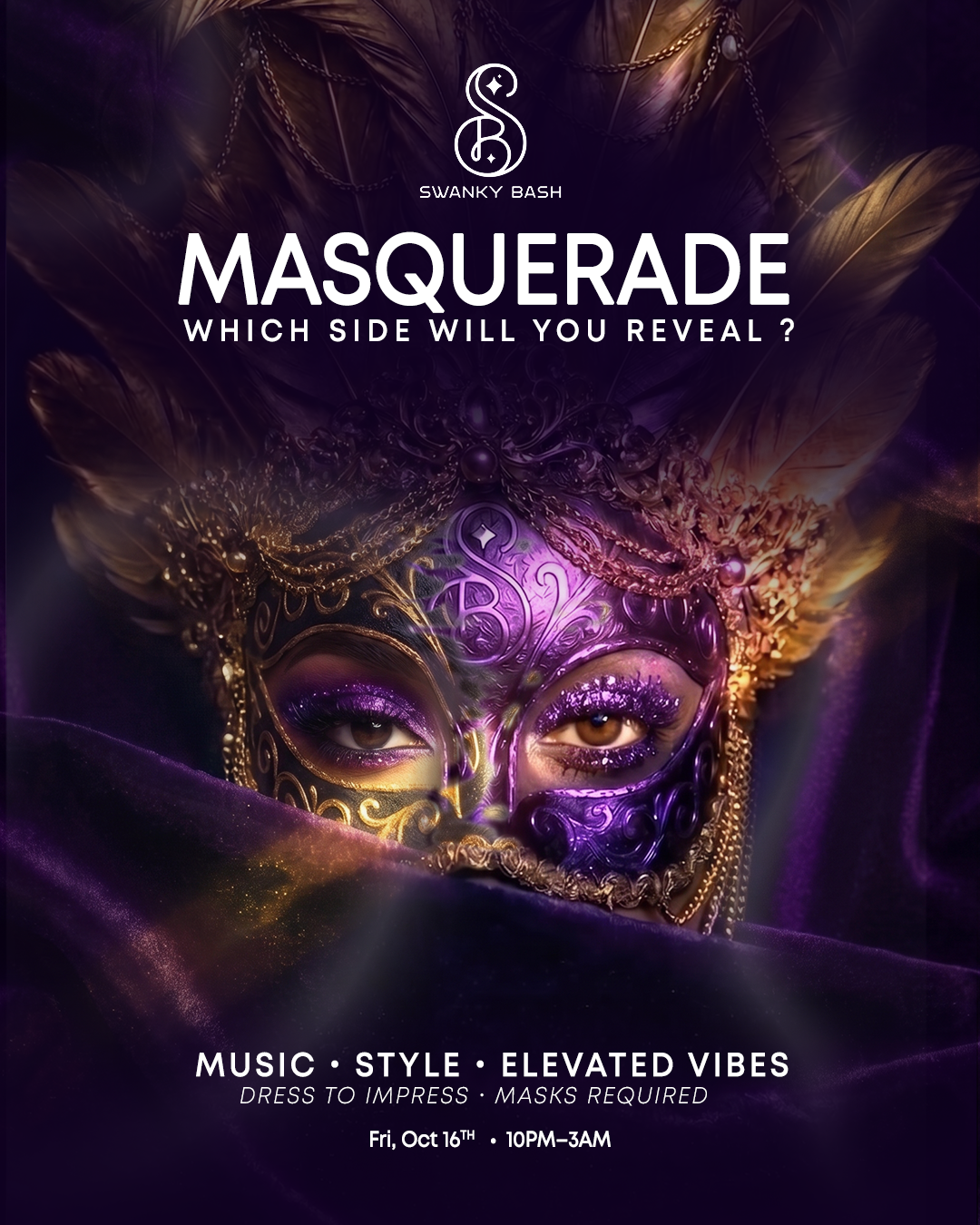Swanky Masquerade: Which side will you reveal?
