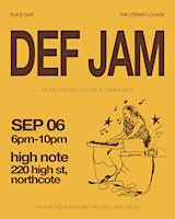 Def Jam Sessions: PLACES.SAVE × The Literary Lounge — Melbourne