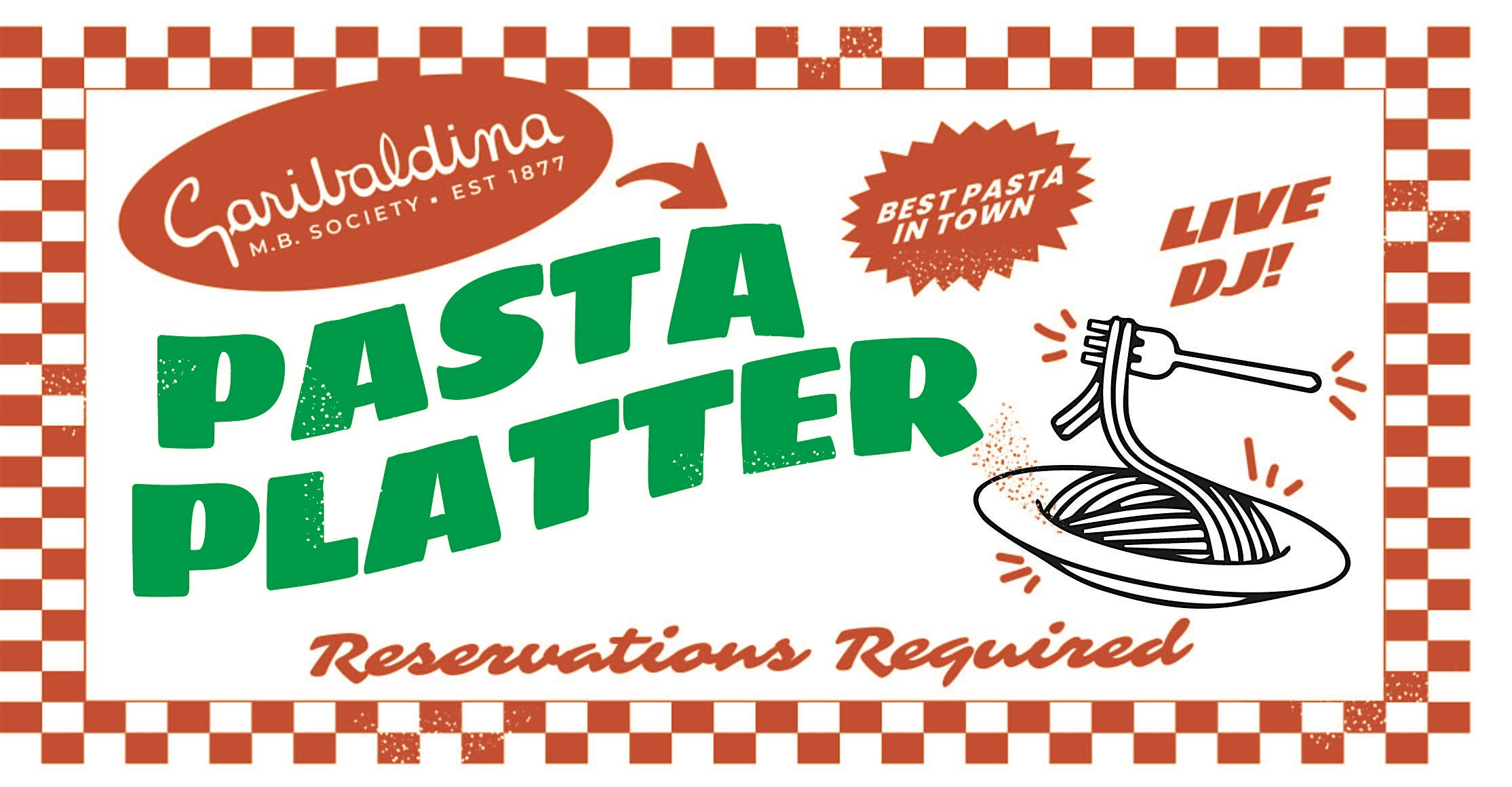 October 2026 Pasta Platter