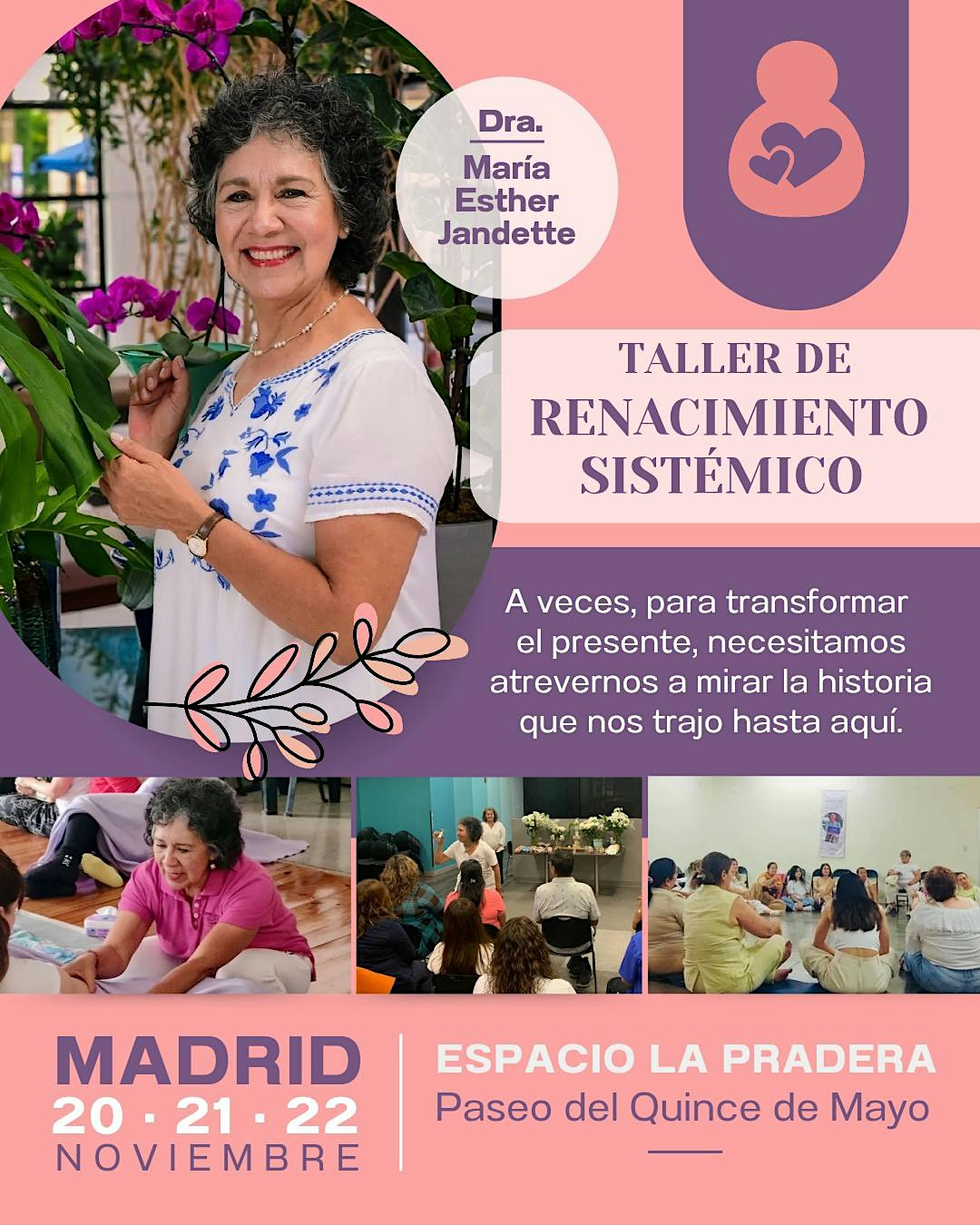 Renacimiento Sistémico® en Madrid 20-21-22 Noviembre