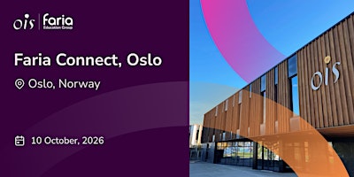 Faria Connect Oslo: ManageBac+ User Group