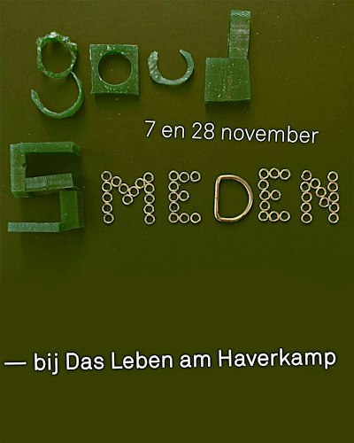 Workshop goudsmeden — verloren was techniek