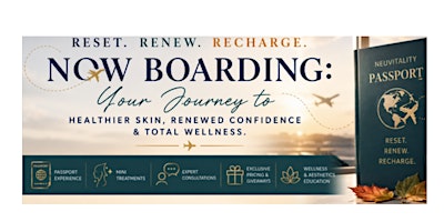 Now Boarding | RESET. RENEW. RECHARGE.
