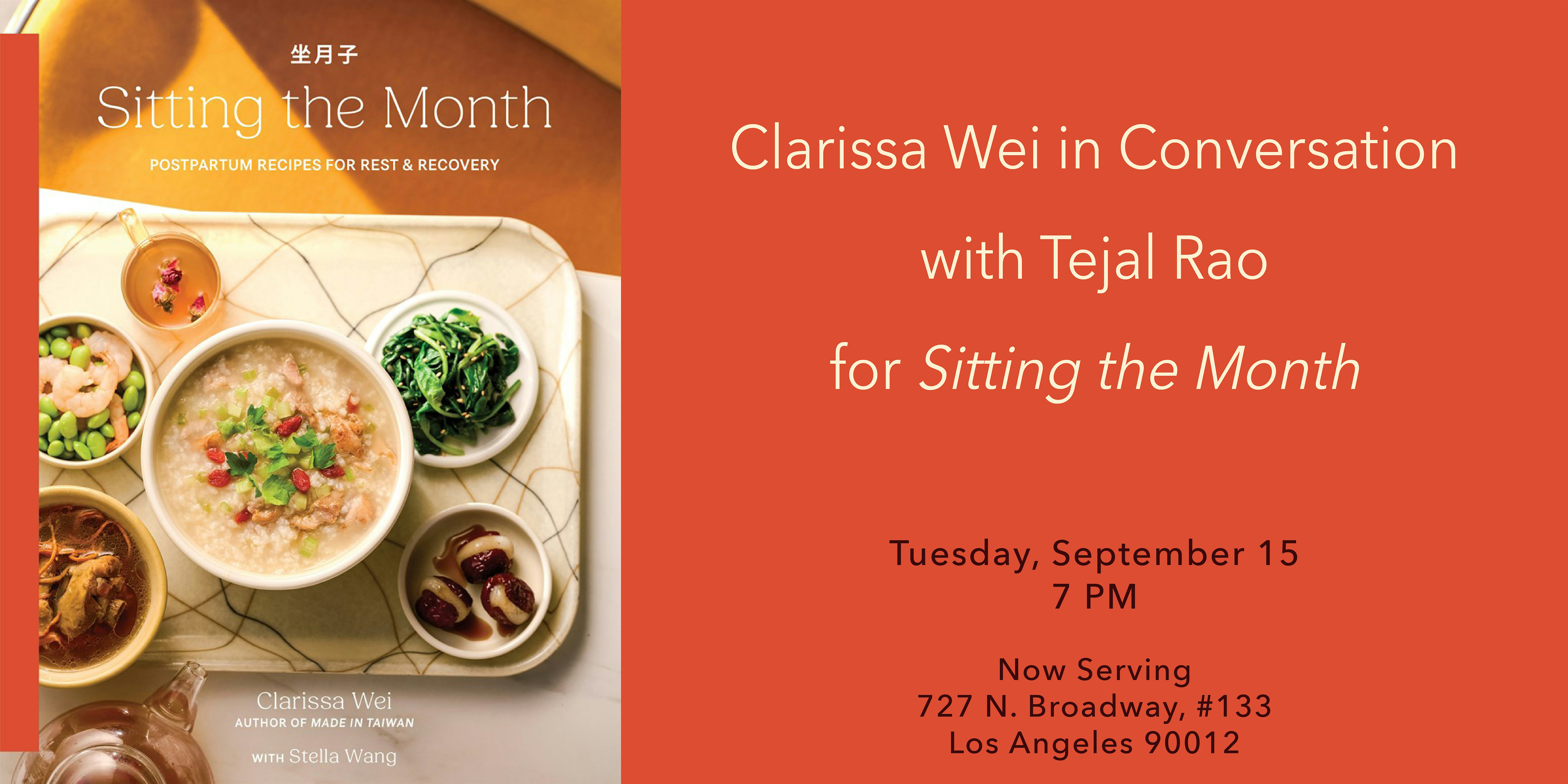 Clarissa Wei in Conversation for Sitting the Month