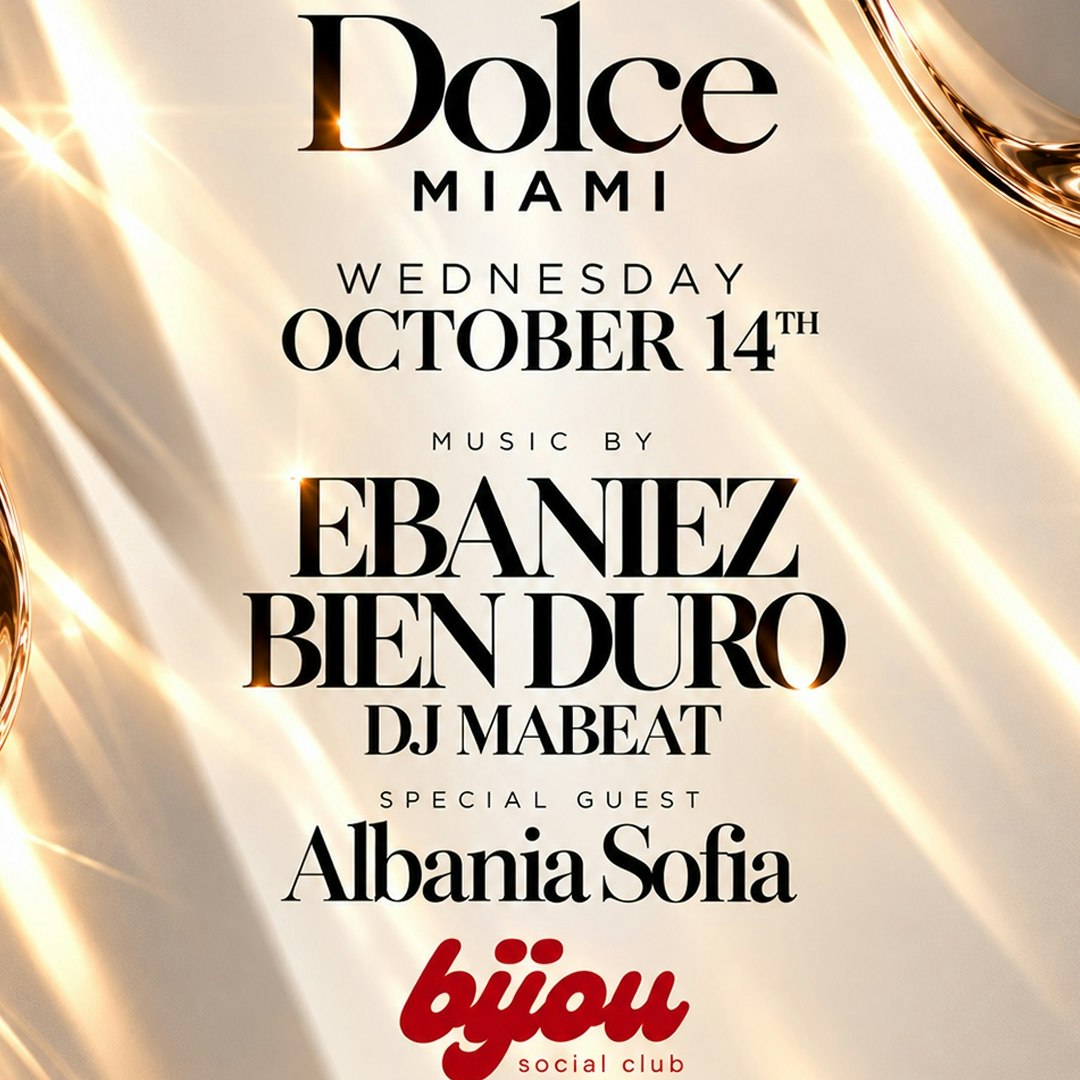 Dolce Miami, The First Edition @ Bijou Social Club
