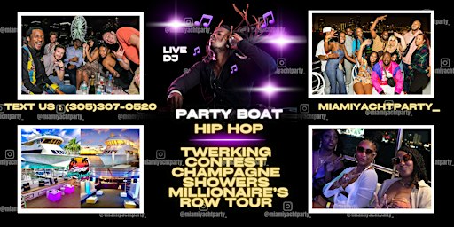 YACHT PARTY  #1 MIAMI PARTY YACHT