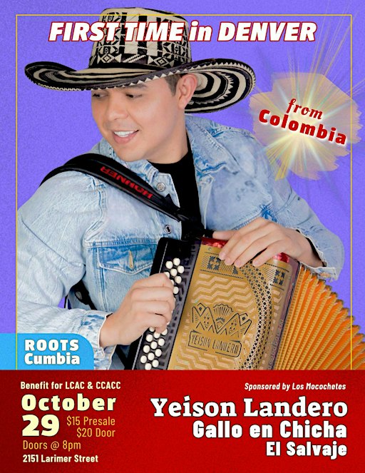 Colombian Cumbia: Yeison Landero in DENVER!