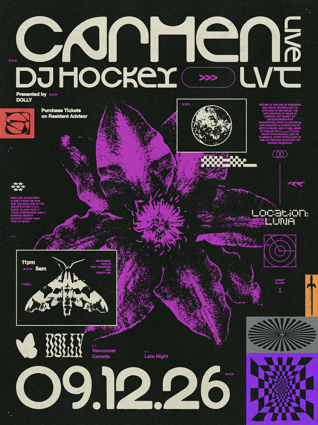 DOLLY presents... Carmen (LIVE) with DJ Hockey & LVT