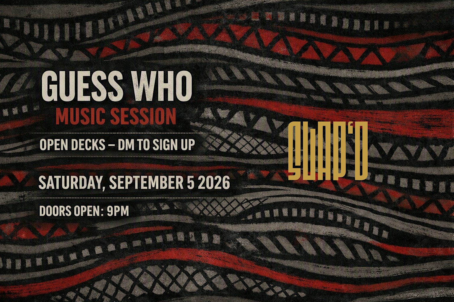 Guess Who (Community Open Decks Party)