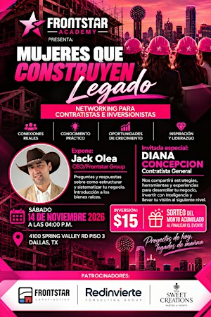 NETWORKING - CONSTRUYENDO TU SUEÑO - MUJERES QUE CONSTRUYEN LEGADO