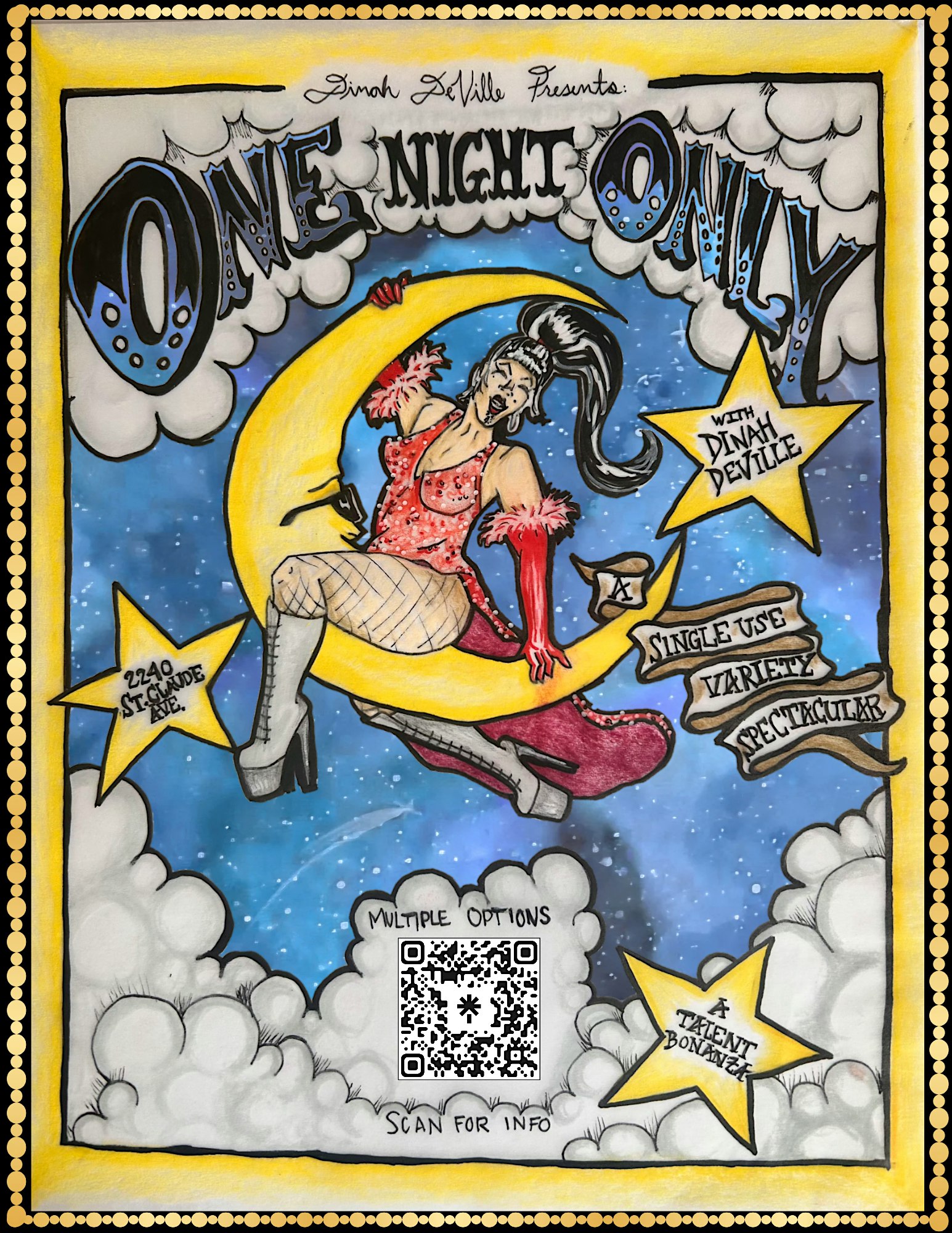 One Night Only with Dinah Deville - A Single Use Variety Spectacular