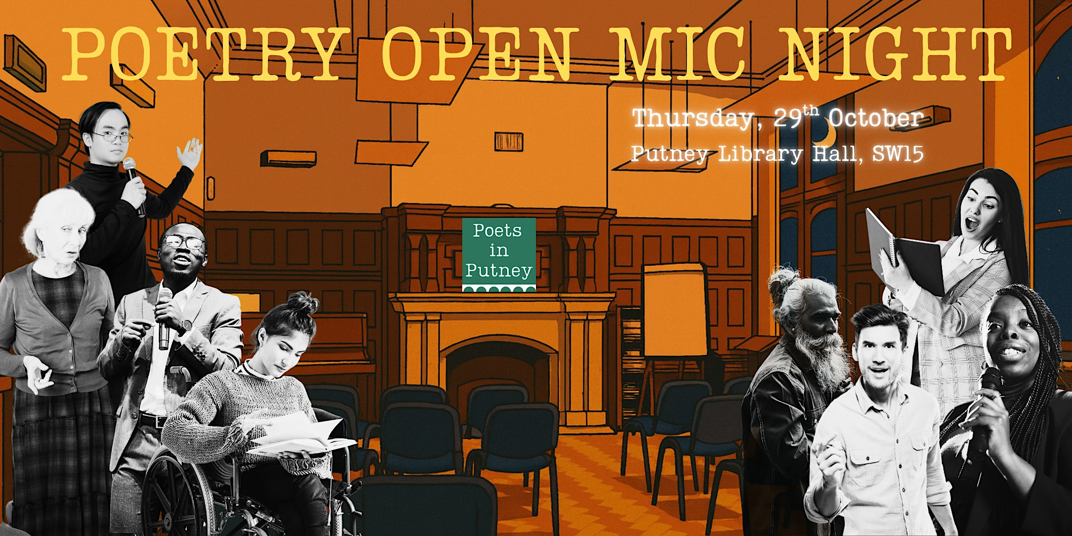 Poetry Open Mic Night with Guest Host Tunde Balogun AKA "T" + RAFFLE Entry