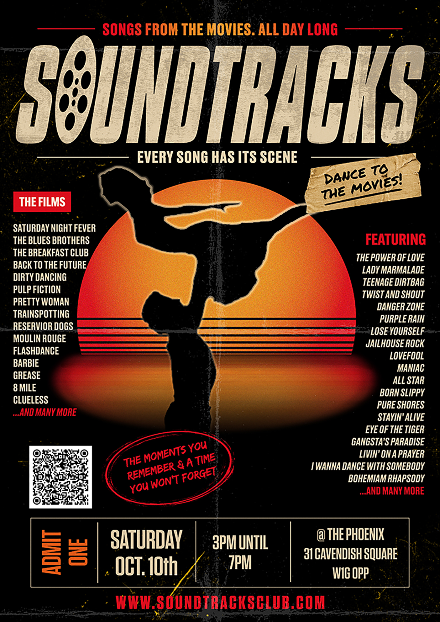SOUNDTRACKS - A Movie Themed Day Party