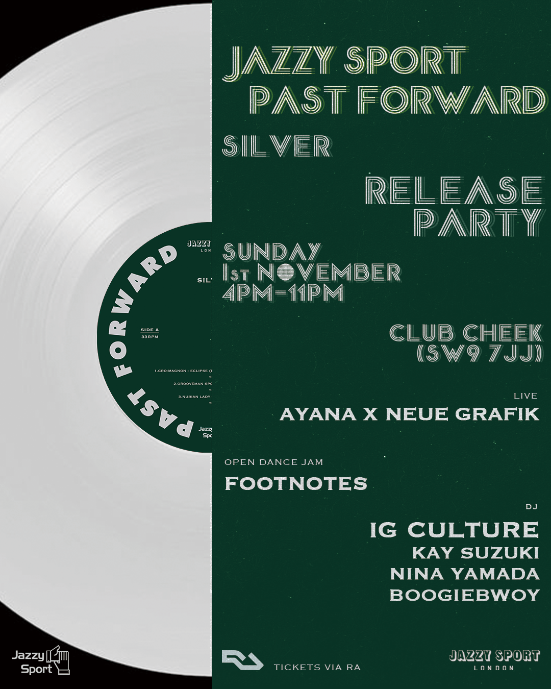 JAZZY SPORT PAST FORWARD RELEASE PARTY