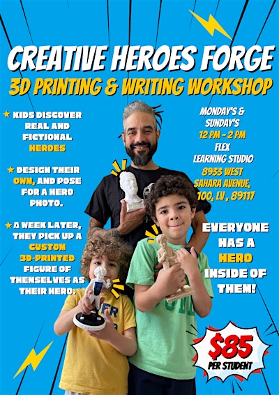 Creative Heroes Forge — Design Your Hero, Take Home a 3D-Printed Figurine
