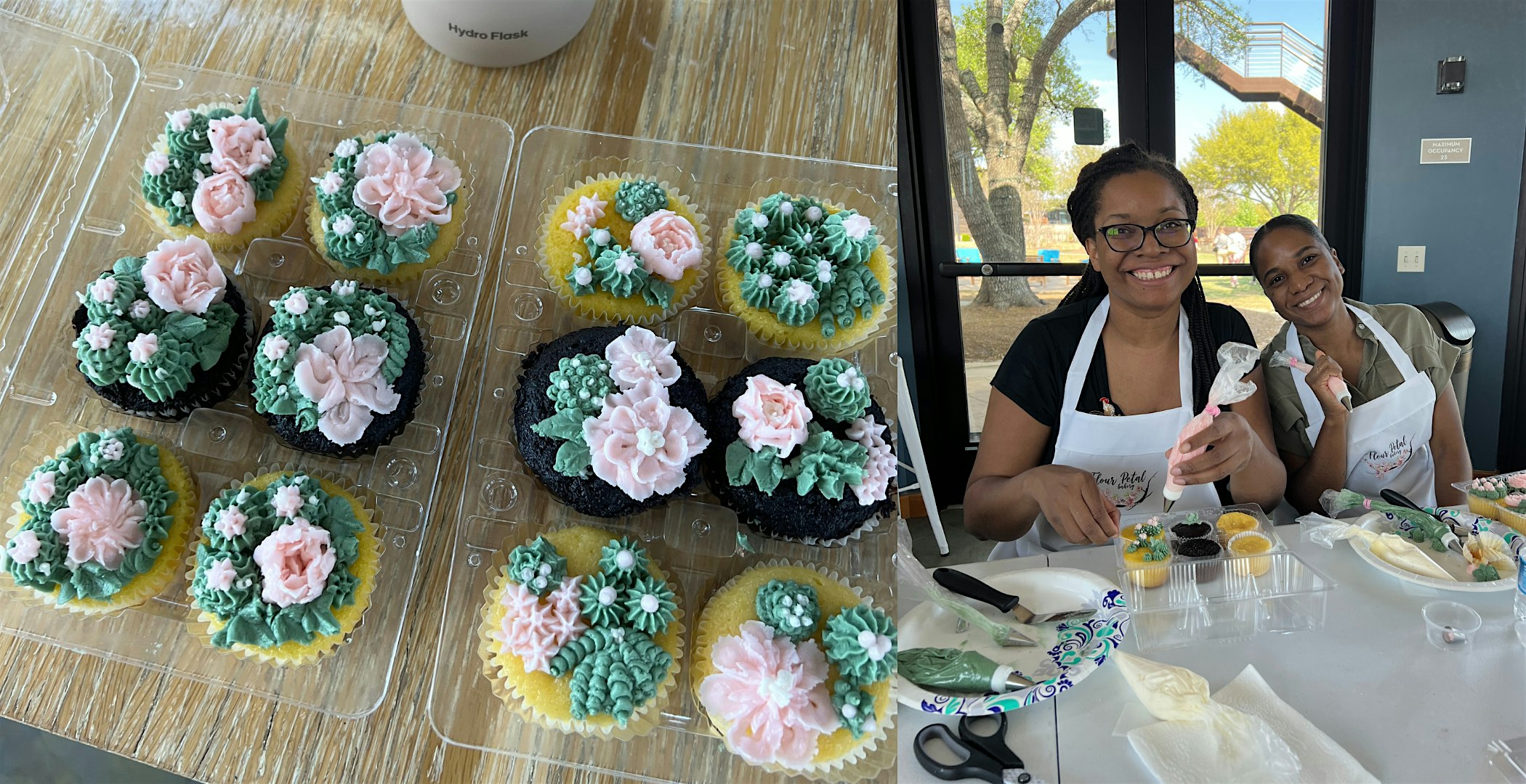 HTX Cake Decorating Experience: Succulent Cupcakes
