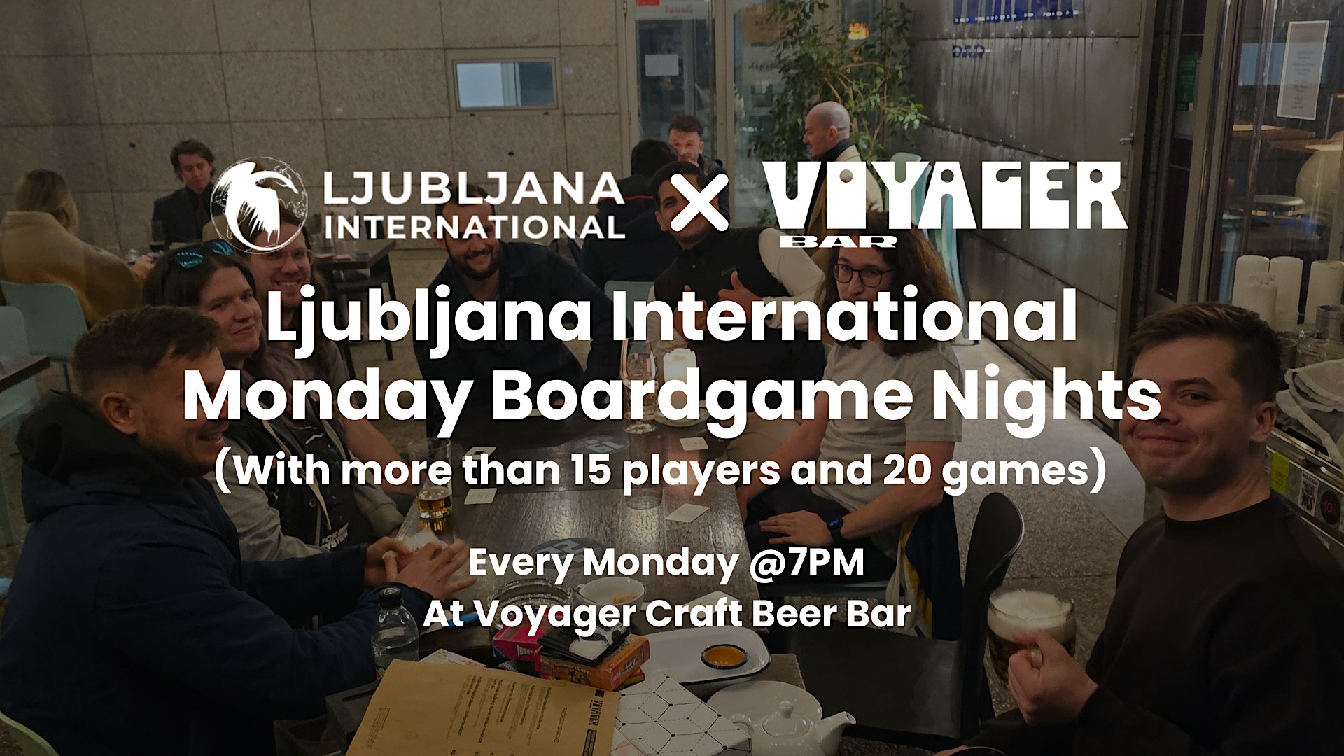 INTERNATIONAL MONDAY BOARD GAME NIGHTS @ Voyager Craft Beer Bar
