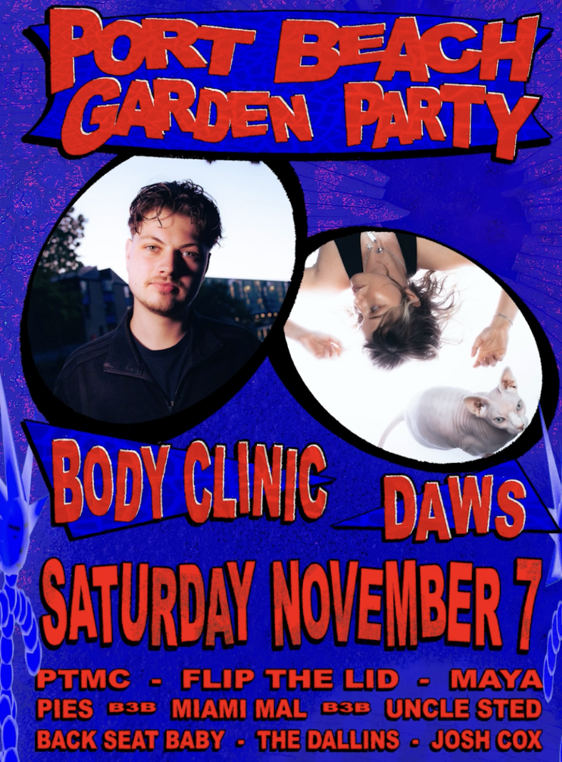 Port Beach Garden Party ~ Ft. BODY CLINIC (IRE) & DAWS (NAARM)