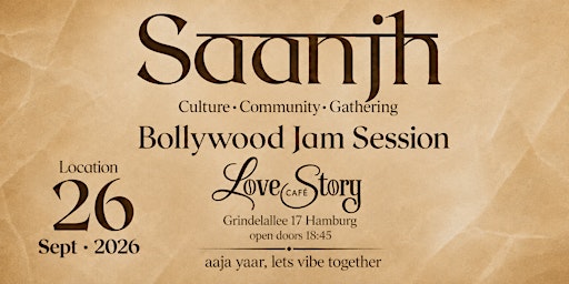 Saanjh – Bollywood Jam Session | Music, Culture & Community