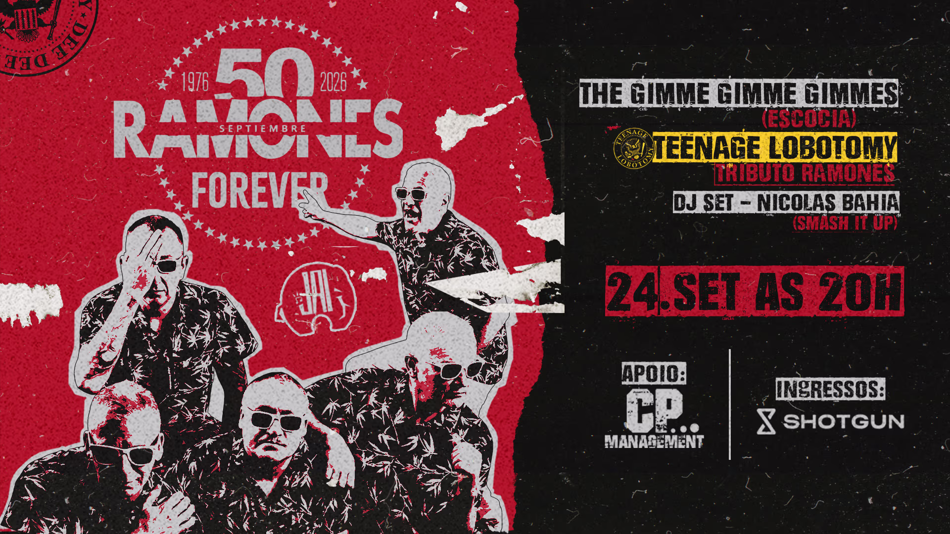 The Gimme Gimme Gimme´S (Sco) & Teenage Lobotomy - São Paulo