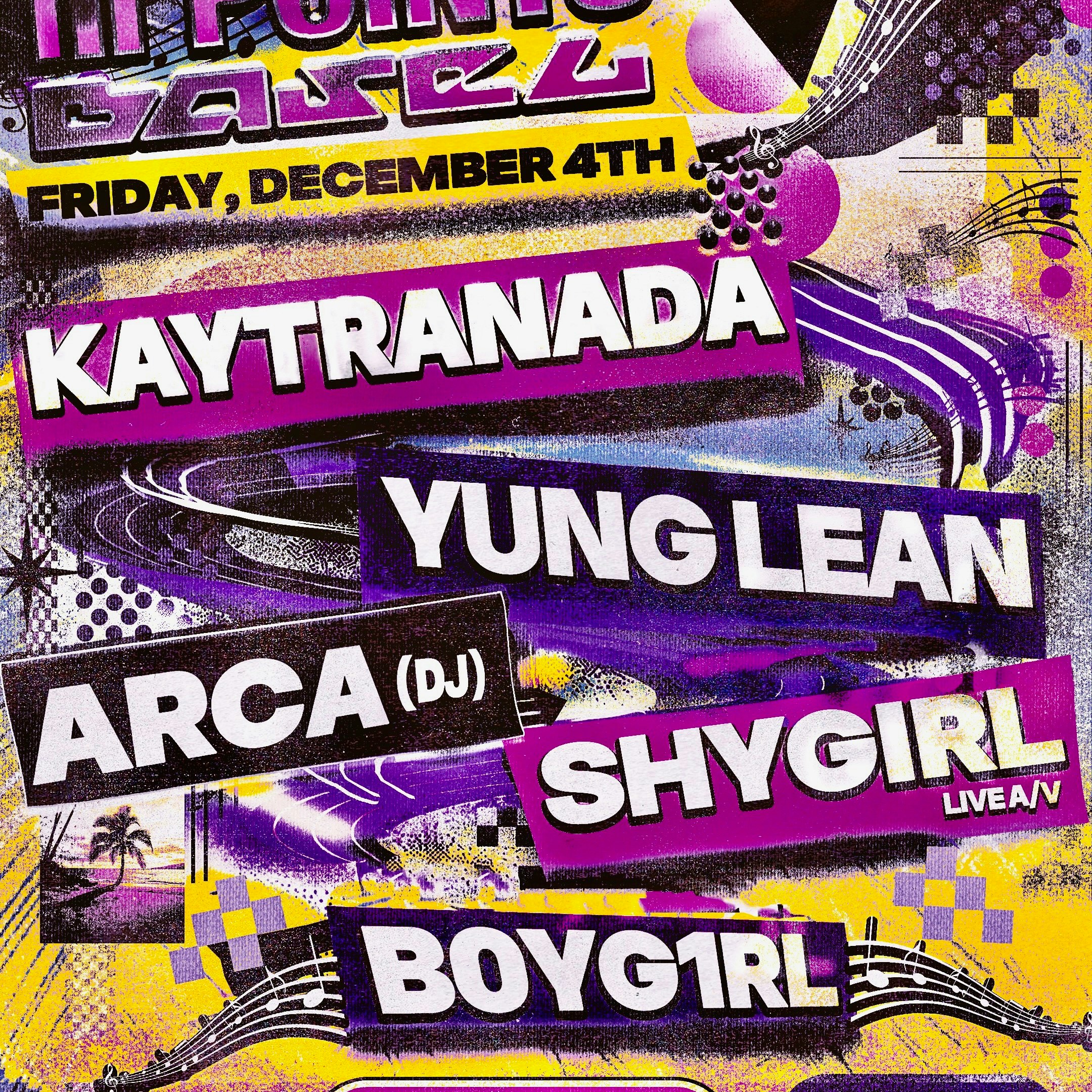 III Points Basel: Kaytranada + Yung Lean + Arca (DJ Set) + Shygirl