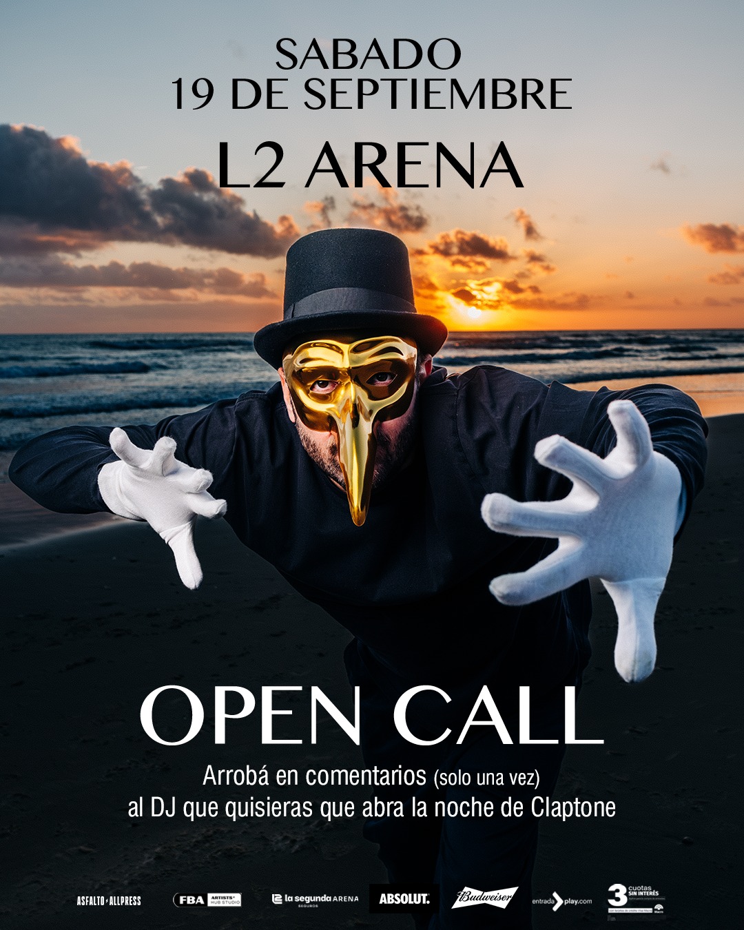 Asfalto pres. Claptone at L2 Arena
