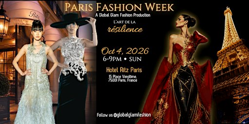 Paris Fashion Week : Hotel Ritz Oct 4 '2026