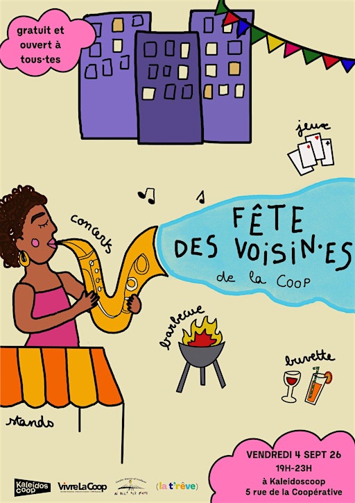 Fête des voisin·es du quartier COOP