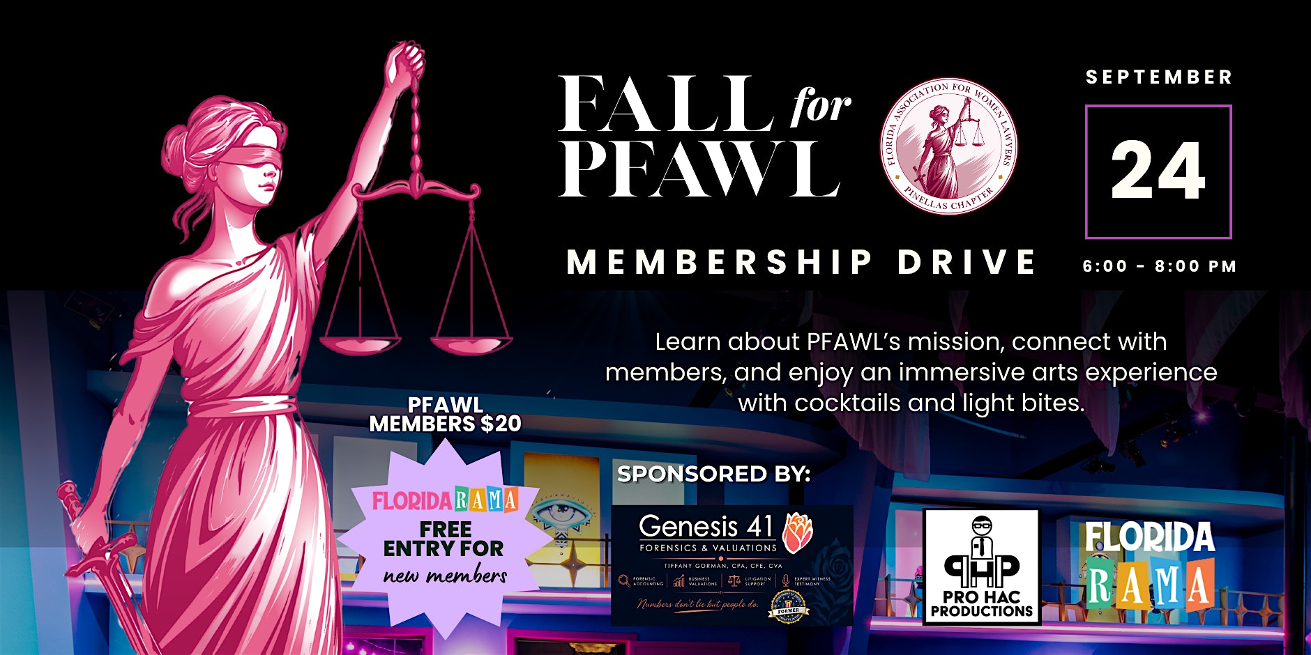Fall for PFAWL | Membership Drive