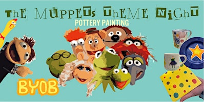 Muppets Themed Pottery Painting