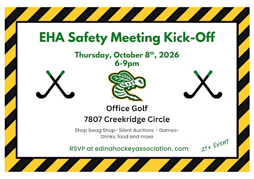 Edina Hockey Association Safety Meeting Kick-off