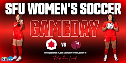 SFU Women's Soccer vs. Seattle Pacific University