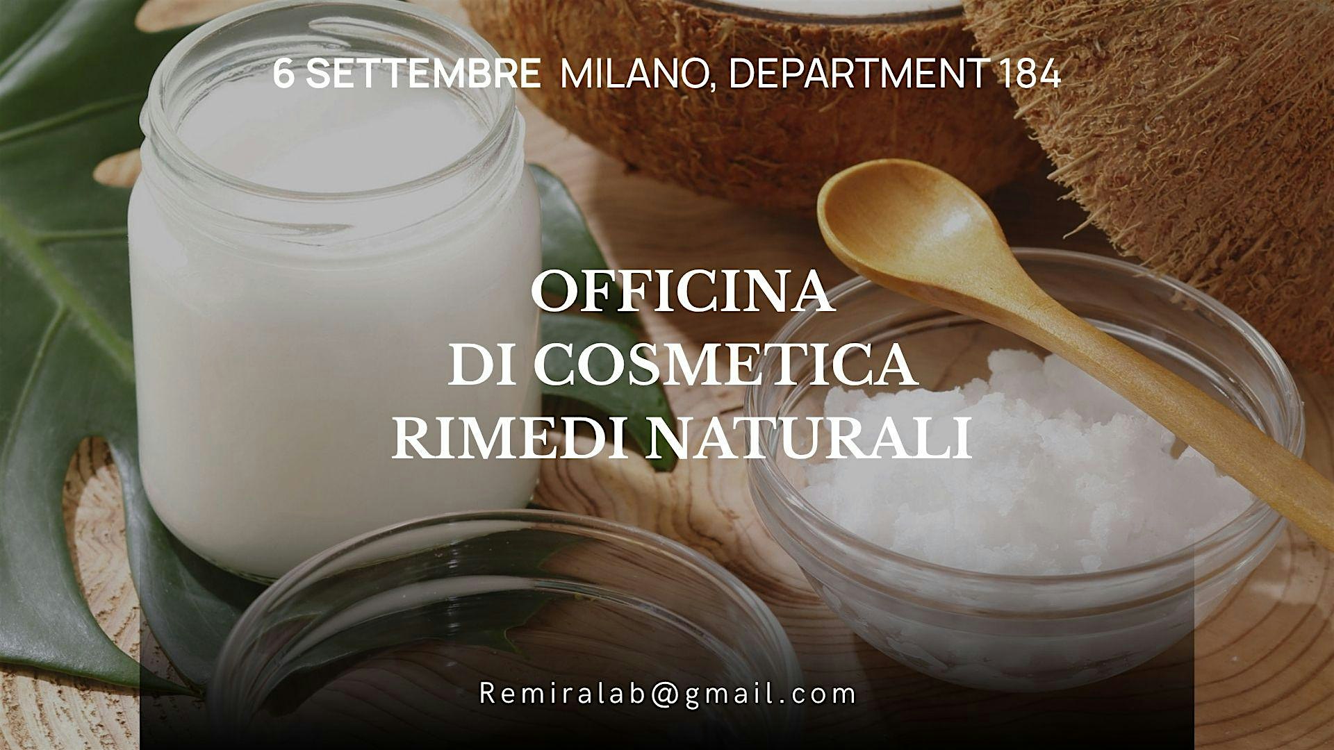 LABORATORIO DI COSMETICA NATURALE