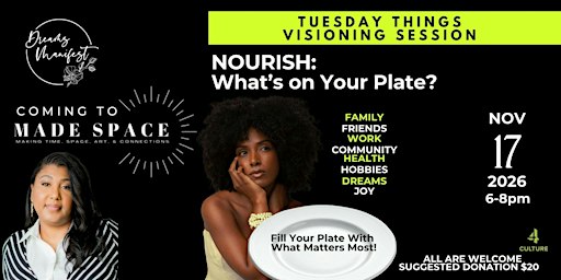 #TuesdayThings NOURISH: WHAT’S ON YOUR PLATE?
