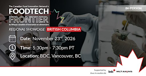 Foodtech Frontier 2026: BC