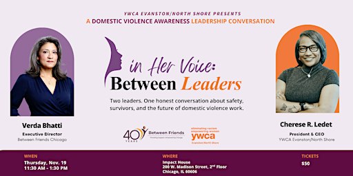 In Her Voice: Between Leaders, A Discussion on Domestic Violence Awareness