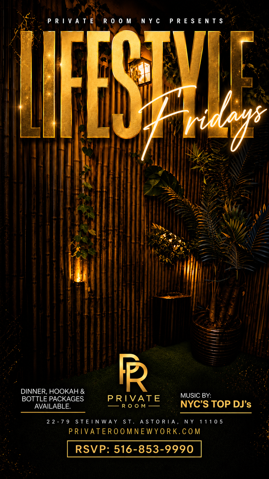 PRIVATE ROOM FRIDAYS