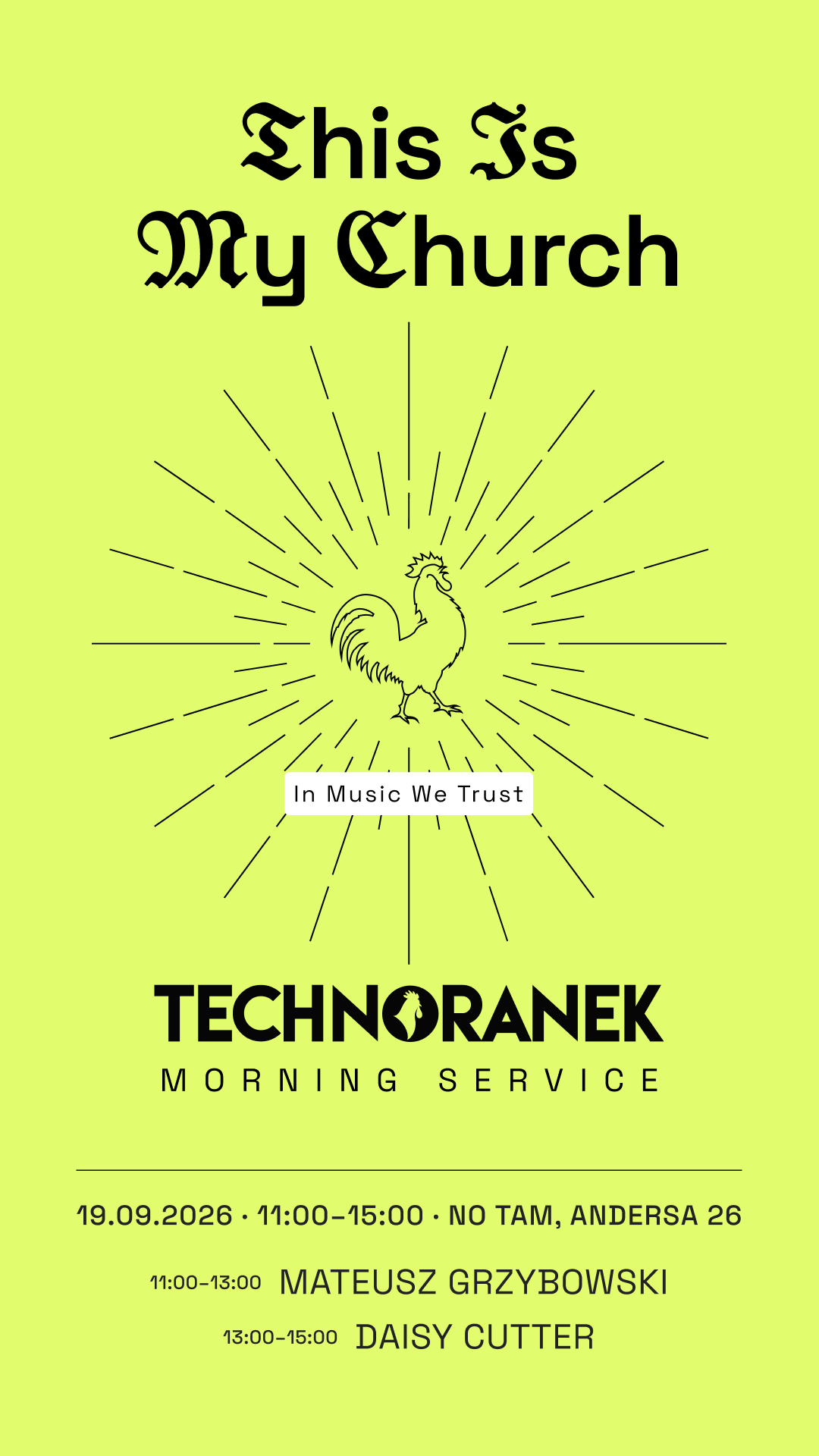 Technoranek #58 – 𝕿his 𝕴s 𝕸y 𝕮hurch