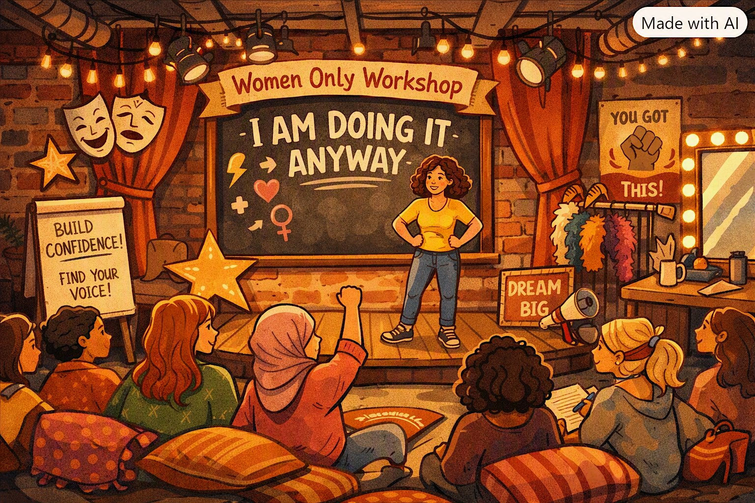 I am doing it anyway! Improv workshop for women