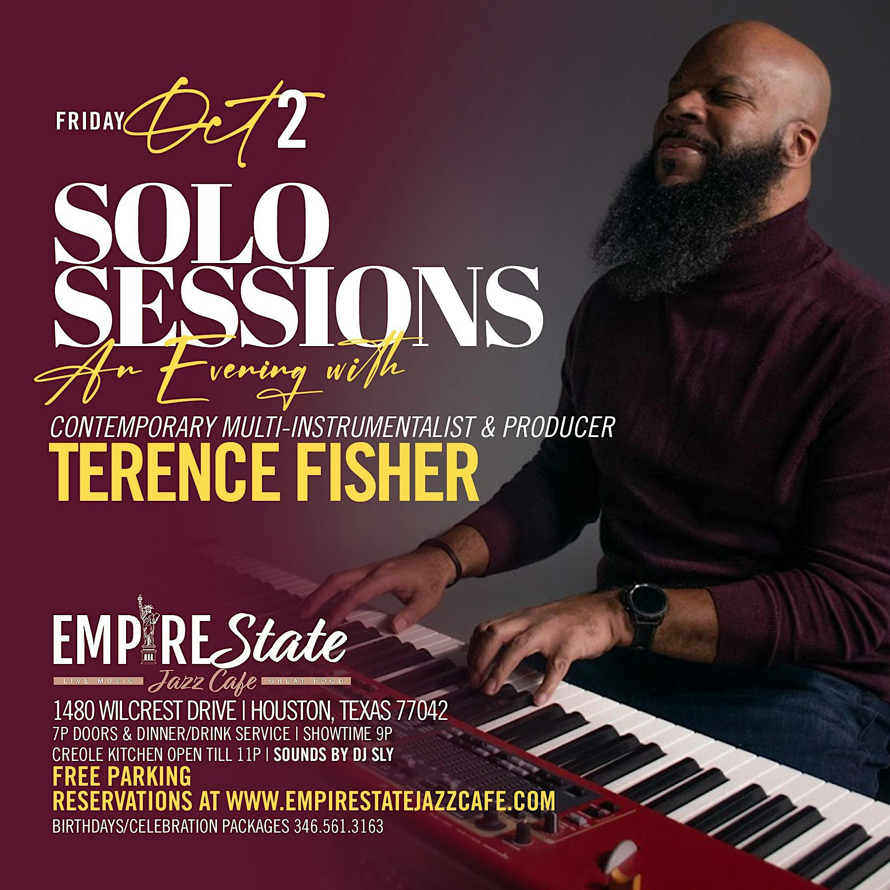 Solo Sessions: An Evening with Terence Fisher Friday 10/2