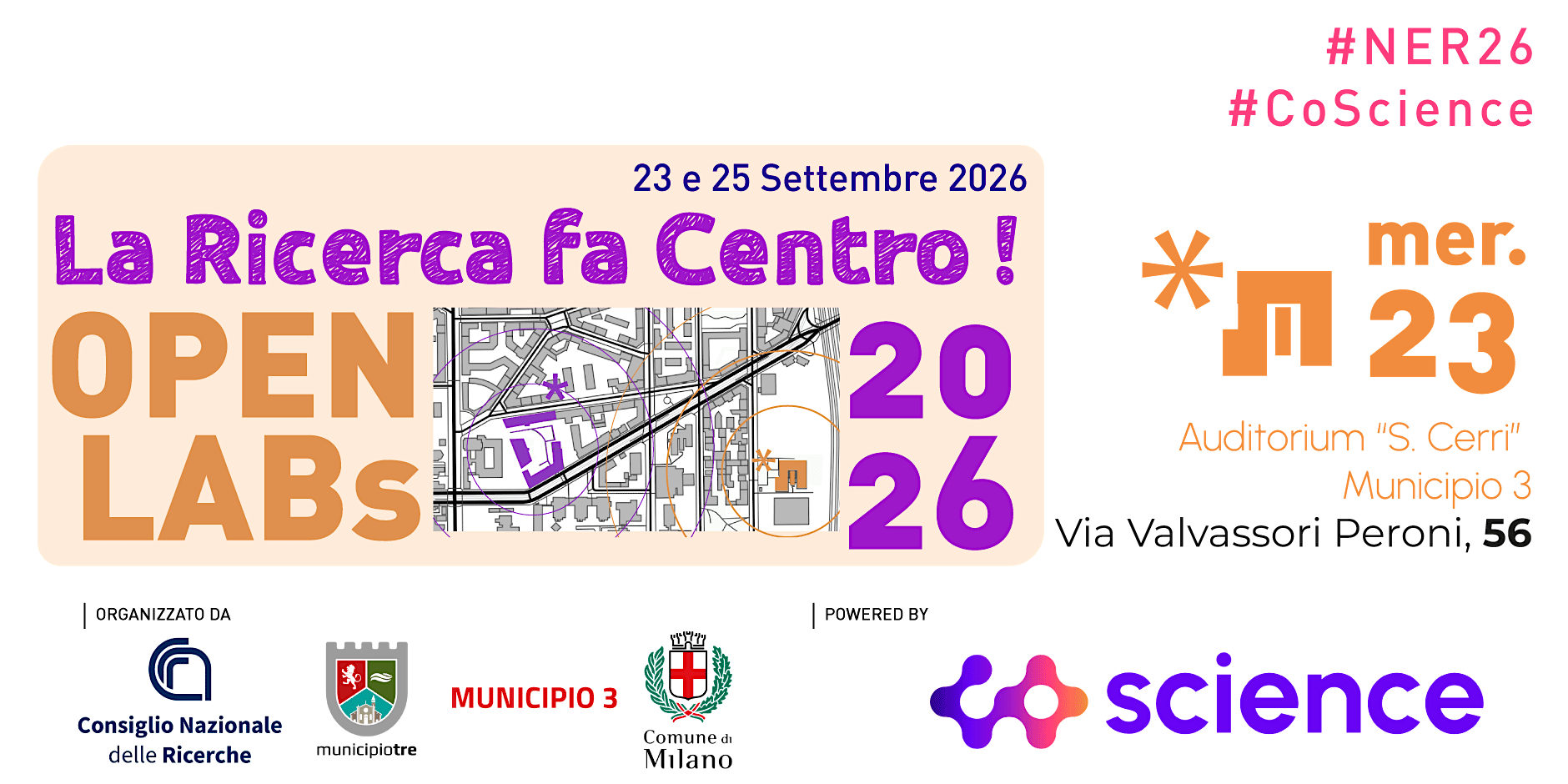 La Ricerca fa Centro!  OpenLabs@Auditorium S. Cerri