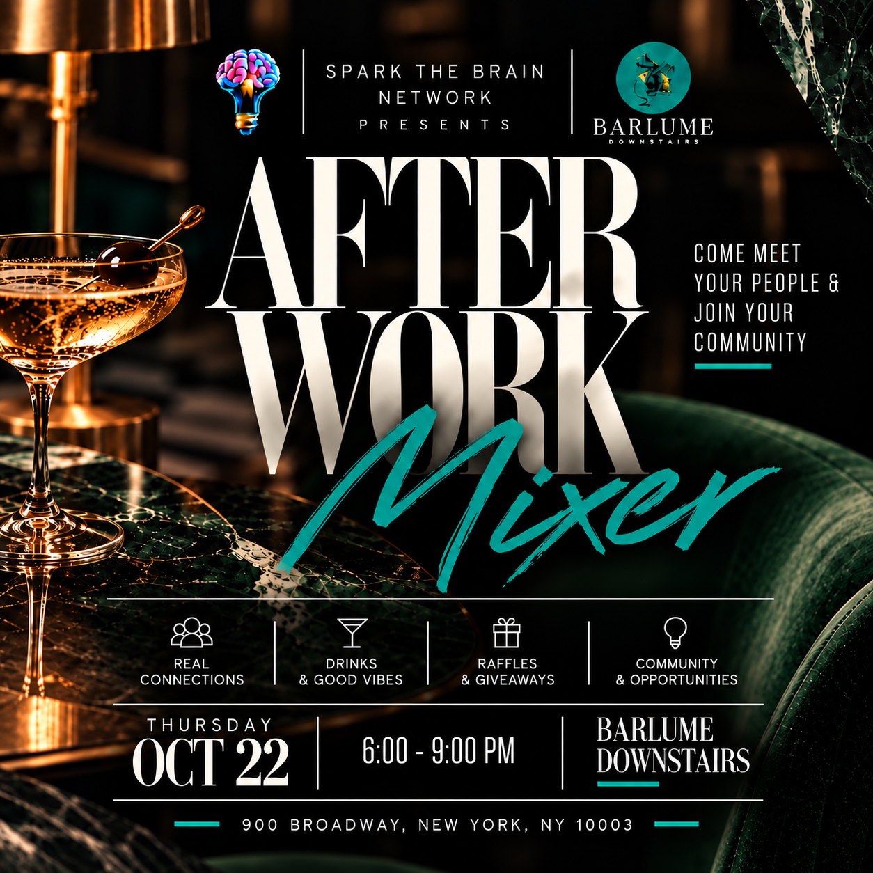 Spark The Brain: After Work Mixer at Barlume