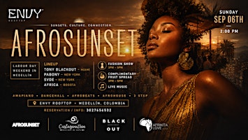 AFROSUNSET (ENVY) - POOL &  ROOTOP PARTY - AMAPIANO - AFROBEATS - DANCEHALL