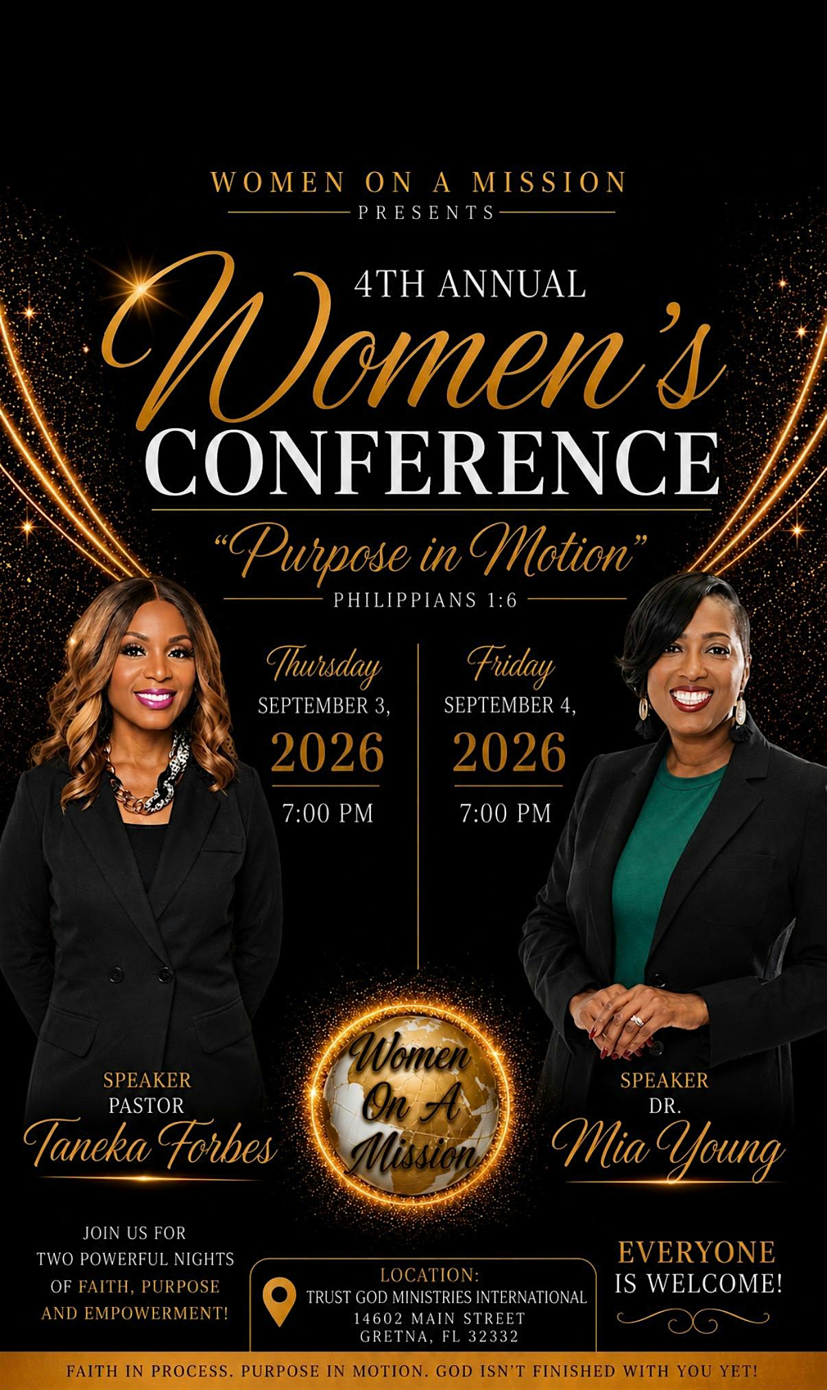 Women On A Mission 4th Annual Women’s Conference