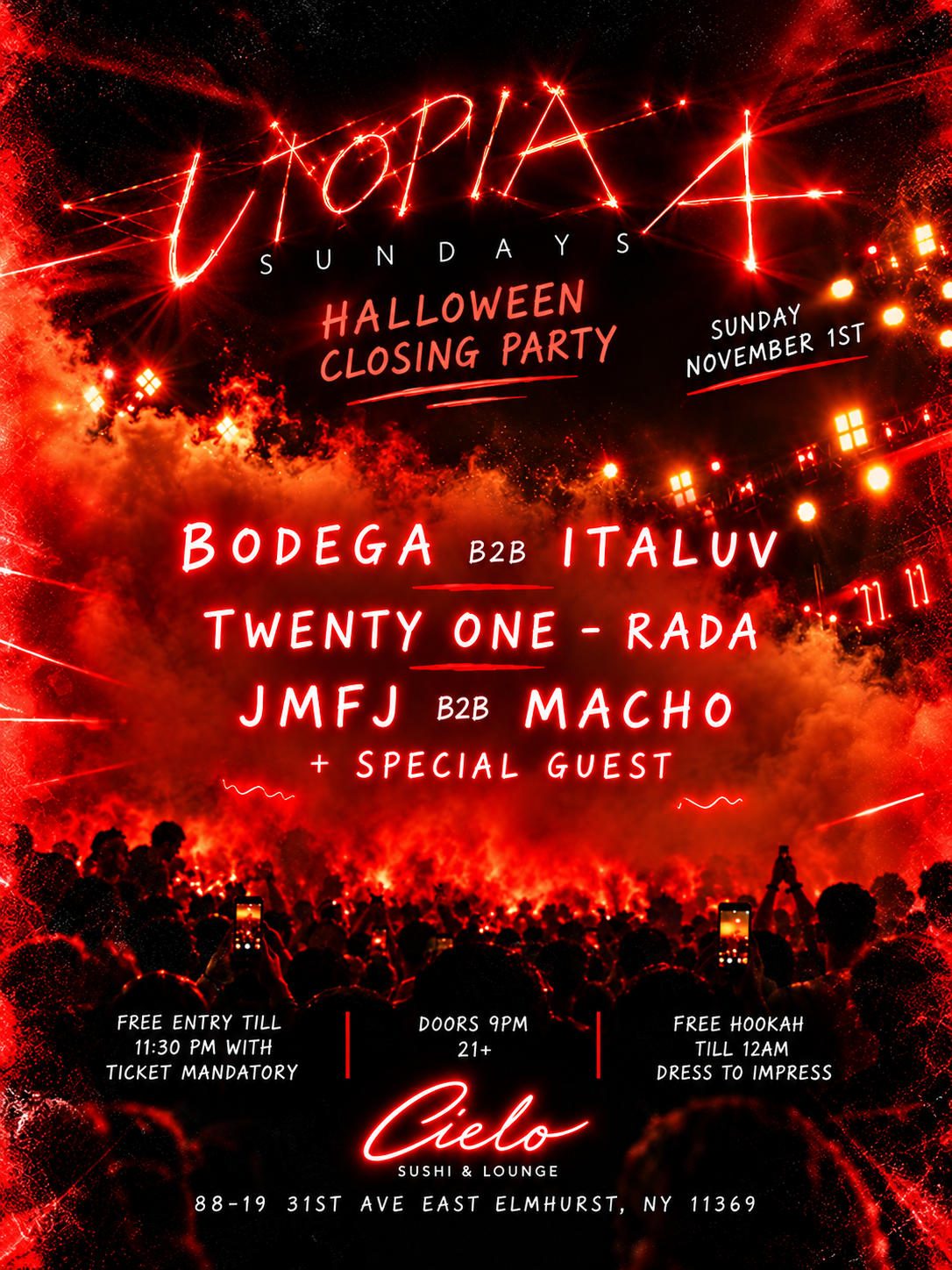 Uptopia Halloween Closing