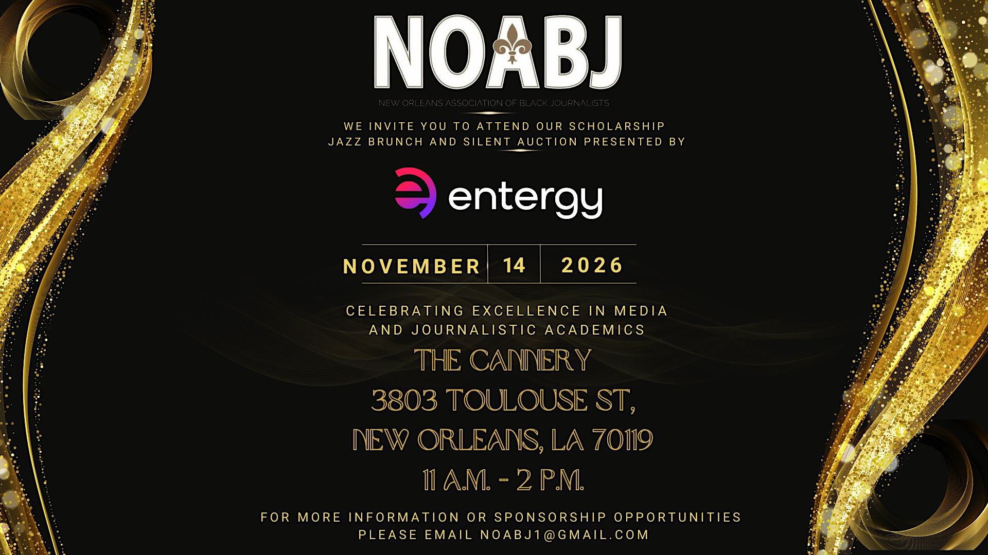 NOABJ 2026 Scholarship Jazz Brunch & Legacy Awards