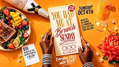 NYC Sunday Brunch n Beats Day Party Hip hop RNB Soca Reggae Libra